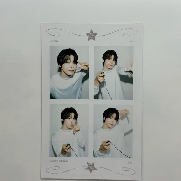 [BUNJANG] NCT WISH 2025 Season's Greetings Riku 4-Cut Photo Set / 엔시티 위시 2025 시그 네컷 포토 사진 세트 리쿠 버전
