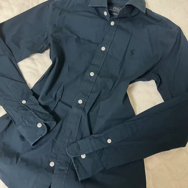 [BUNJANG] Polo Ralph Lauren Slim Fit Shirt Navy / 폴로 랄프로렌 슬림핏 셔츠 네이비