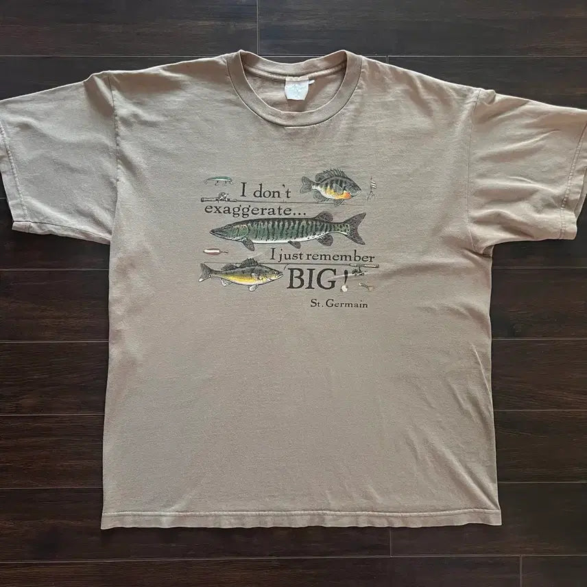 [BUNJANG] Vintage Fishing T-Shirt XL / [XL] 미국 빈티지 Fishing 티셔츠
