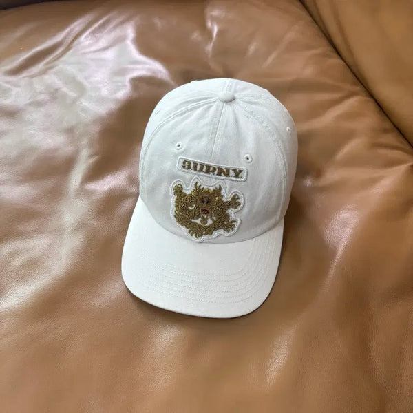 [BUNJANG] Supreme 6-Panel Bullion Dragon Stone Cap / 슈프림 6패널 볼캡 모자 불리온 드래곤 스톤