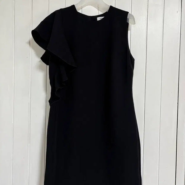 [BUNJANG] Elizabeth and James Black Frill Dress Size 6 (55) / 엘리자베스앤제임스 블랙 프릴 원피스 6(55)  바