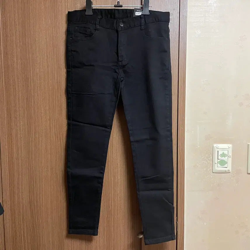 [BUNJANG] Black Slim Fit Jeans / 블랙 슬림핏 바지 블랙진 30 L