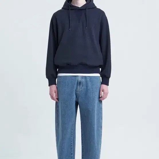 [BUNJANG] Time Homme Navy Hoodie Size 105 / 타임옴므 네이비 후드 105