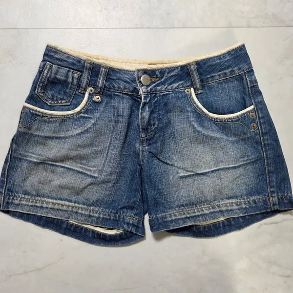 [BUNJANG] JamBangi Blue Denim Hot Pants Shorts Size S / 잠뱅이 청반바지 핫팬츠