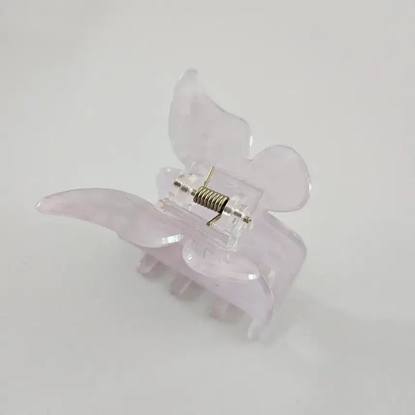 [BUNJANG] Mini Lavender Butterfly Cellulose Hair Clip / (새상품) 미니 라벤더 나비 셀룰로오스 집게핀 헤어핀