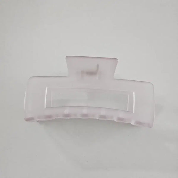 [BUNJANG] Rectangular Lavender Hair Clip Pin / (새상품) 직사각 연보라 집게핀 헤어핀