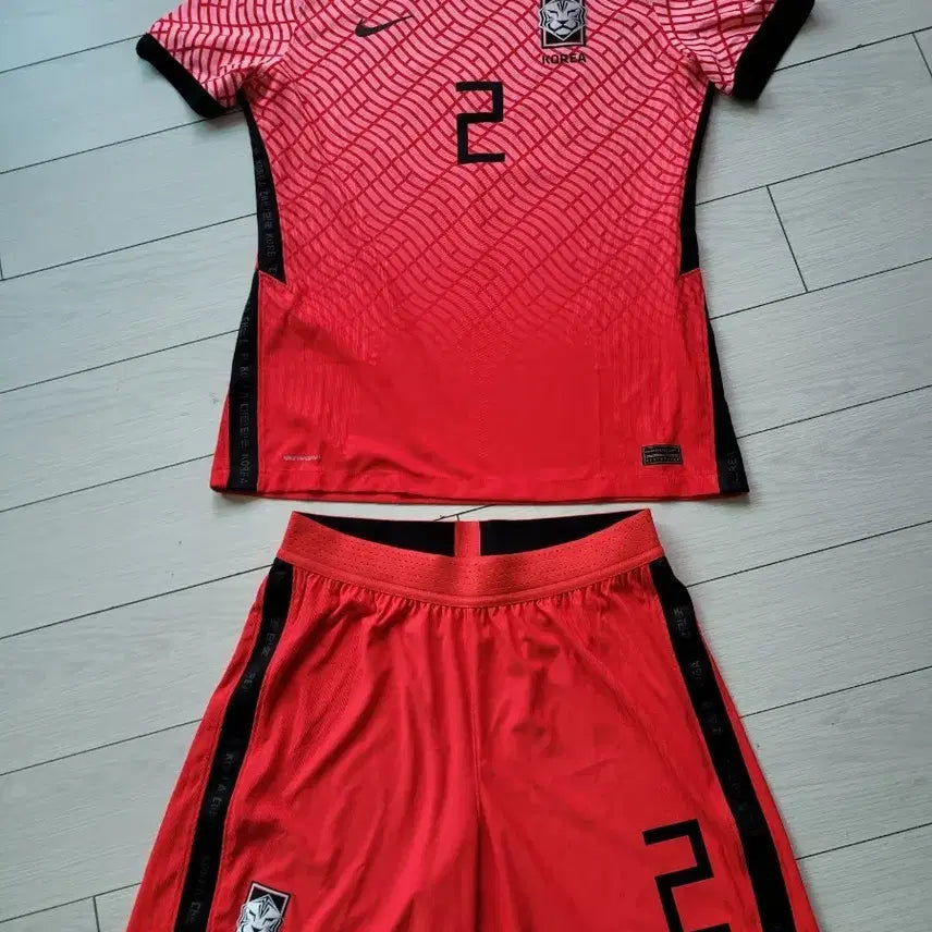 [BUNJANG] Nike South Korea 2022 Player Issued Uniform Set (Top & Bottom) XL / 나이키 대한민국 2022 유니폼(선수지급용) 상하의 세트