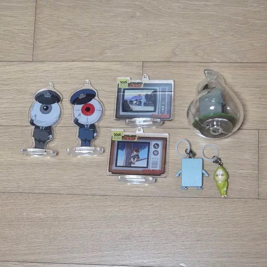 [BUNJANG] Gegege no Kitaro Numanuki Nuryeon Acrylic Stand & Medjilushi Keychain / 게게게의 키타로 굿즈 눈알 아버지 누리카베 아크릴스탠드 메지루시 키홀더