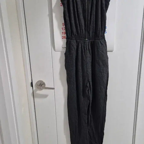 [BUNJANG] Gray Strap Jumpsuit Pants / 그레이 끈 나시 점프수트 바지