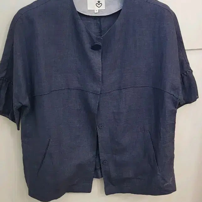 [BUNJANG] Linen Short Sleeve Jacket M / 마 반팔자켓m