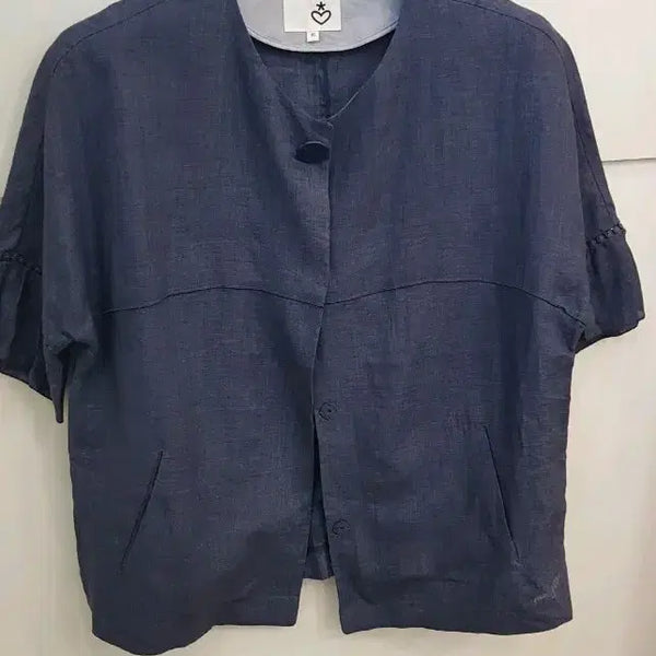 [BUNJANG] Linen Short Sleeve Jacket M / 마 반팔자켓m