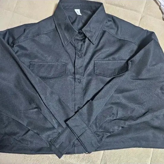 [BUNJANG] Two-Pocket Cropped Jacket Black New / *빠른급처원함* 투포켓 크롭 자켓 블랙 새상품