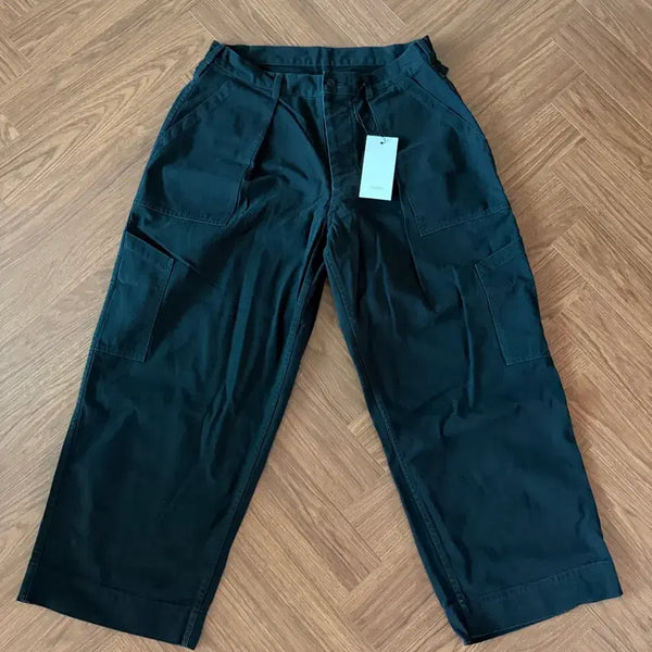 [BUNJANG] Apresse USAF Hemmed Bottom Black Size 3 / 아프레쎄 USAF 헴드 바텀 블랙 3사이즈 AP-4009
