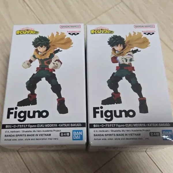 [BUNJANG] Bandai Figu-Rise Deku & Bakugo Figure Set / 미개봉 일괄 반다이 피구노 Figuno 나히아 미도리아 바쿠고 피규어 팝니다