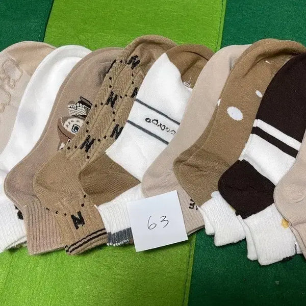 [BUNJANG] Women's Socks 10-Pair Set / 여성 양말 열켤레(새상품입니다)63