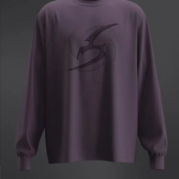 [BUNJANG] 8seconds Purple Long Sleeve T-Shirt M / 에잇세컨즈 퍼플 롱슬리브 긴팔티