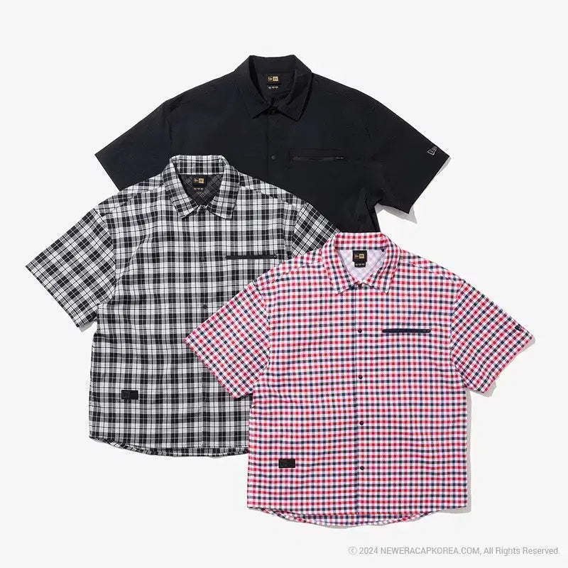 [BUNJANG] New Era Black Label Shirt (2XL) / 뉴에라 블랙라벨 셔츠(2XL)