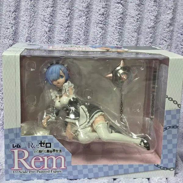 [BUNJANG] Re:Zero Rem 1/7 Scale Pre-Painted Figure / 리제로 렘 1/7 프리 페인팅 피규어 미개봉