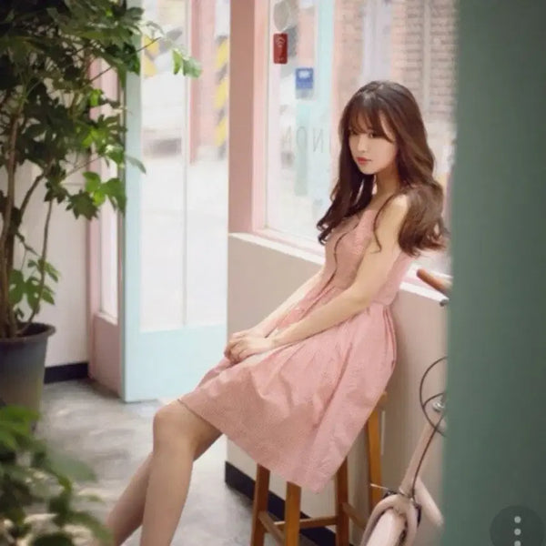 [BUNJANG] MilkCocoa Pink Dress / 밀크코코아 핑크 원피스