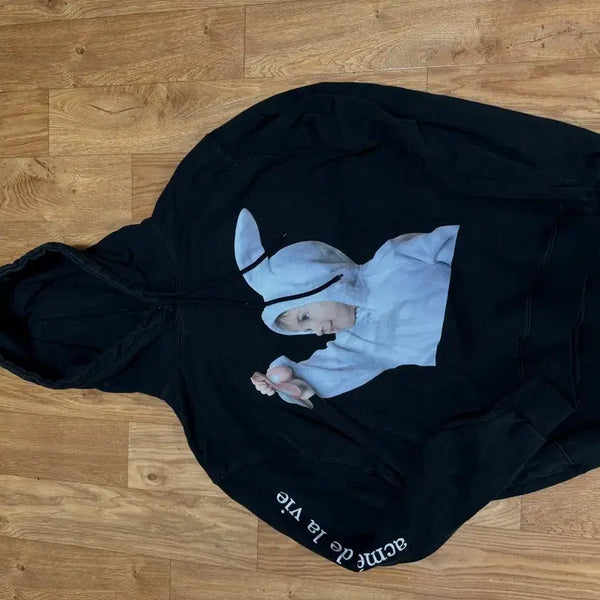 [BUNJANG] ACME DE LA VIE Black Hoodie / acme de la vie 검정색 후드티 2 (택포)