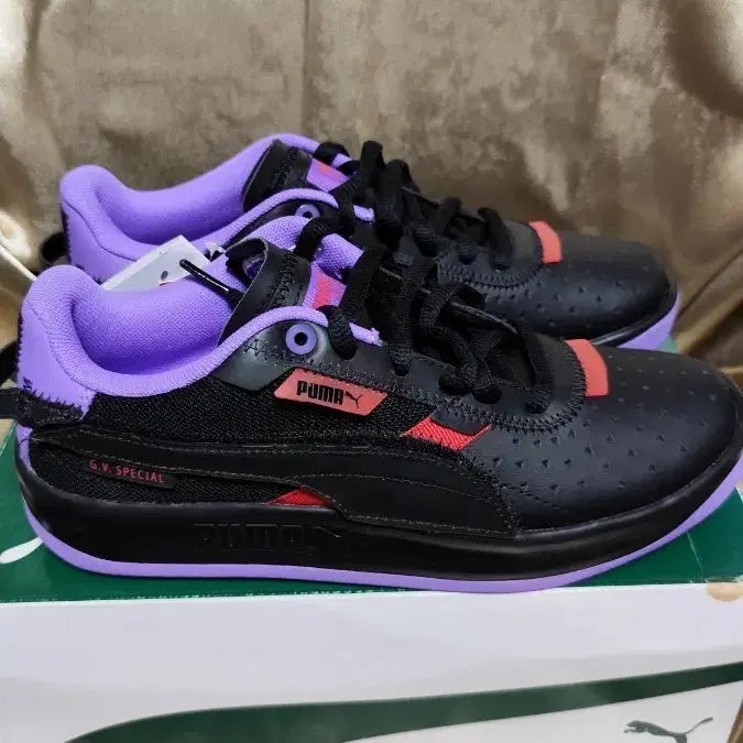 [BUNJANG] Puma GV Twist Sneakers Black Purple / 새상품 푸마 GV 트위스트  블랙 퍼플 250mm