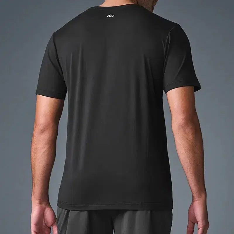 [BUNJANG] Alo Conquer Muscle Fit T-Shirt / [새상품/~7/30할인] 알로 머슬핏 반팔 티셔츠/블랙,화이트