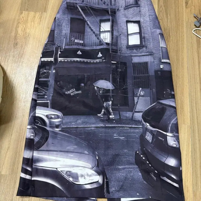 [BUNJANG] Kukici Printing Long Skirt / 쿠키시 프린팅 스커트