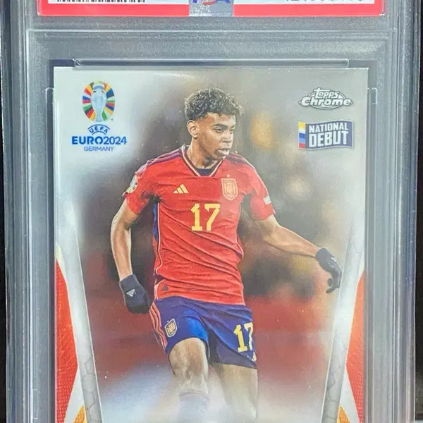 [BUNJANG] Ramin Yamal 2024 Topps Chrome UEFA PSA 10 Card / 라민야말 2024탑스크롬 유로uefa psa10