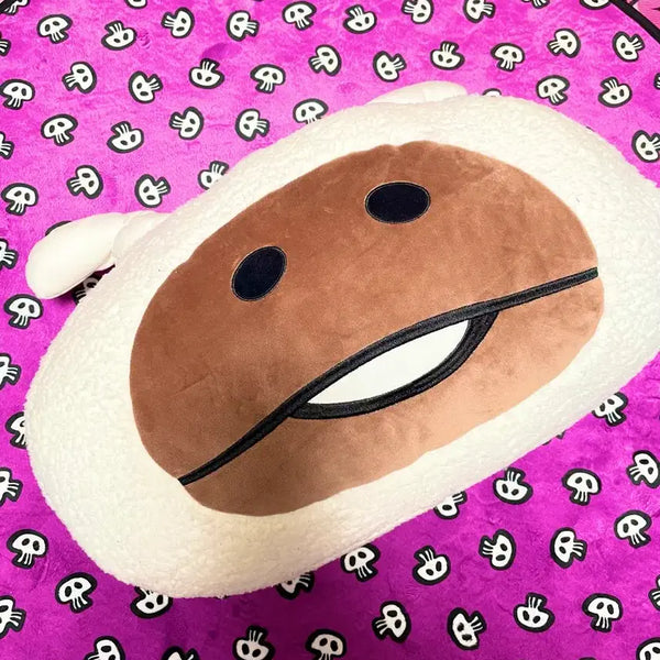 [BUNJANG] Authentic White Rabbit Nameko Doll Cushion / 원가이하]정품 흰토끼 나메코 인형 쿠션