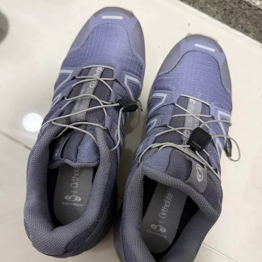 [BUNJANG] Salomon Speedcross 3 Blue Granite Quicksilver Running Shoes / 살로몬 스피드크로스 3 블루 그래닛 퀵실버 235
