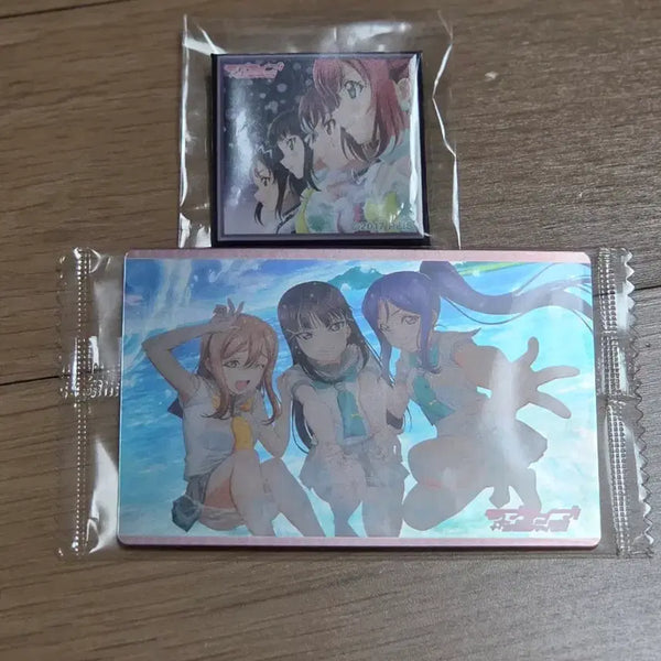 [BUNJANG] Love Live! Sunshine!! Kurosawa Dia Ruby Hanamaru Wafer Card Set / 러브라이브 선샤인 뱃지 웨하스 카드 쿠로사와 다이아 루비 하나마루