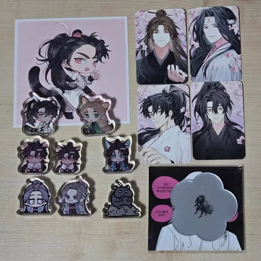 [BUNJANG] Hwasan Gwihwan Acrylic Stands & Photocards Bundle Set / 화산귀환 아크릴 코롯토, 포토카드 일괄