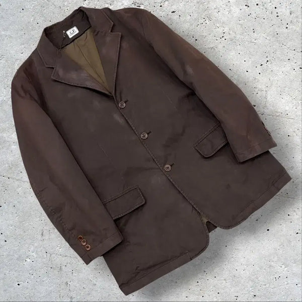[BUNJANG] CP Company Brown Cotton Blazer Jacket / [100] 00s CP컴퍼니 브라운 코튼 면 블레이져 자켓 D983