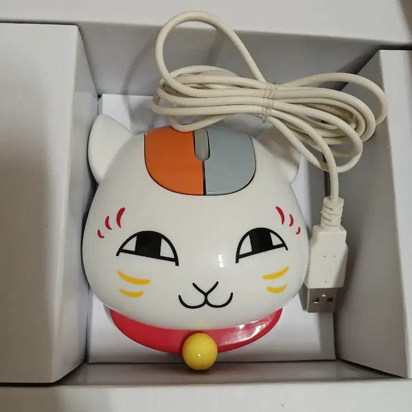 [BUNJANG] Natsume's Book of Friends Nyanko-sensei Voice Mouse & Mousepad Set / 나츠메우인장 냥코센세 보이스 마우스 & 마우스패드