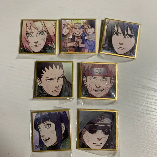 [BUNJANG] Naruto Shikishi Gacha Full Set (7 Types) / 나루토 색지 가챠 희귀포함 7종일괄