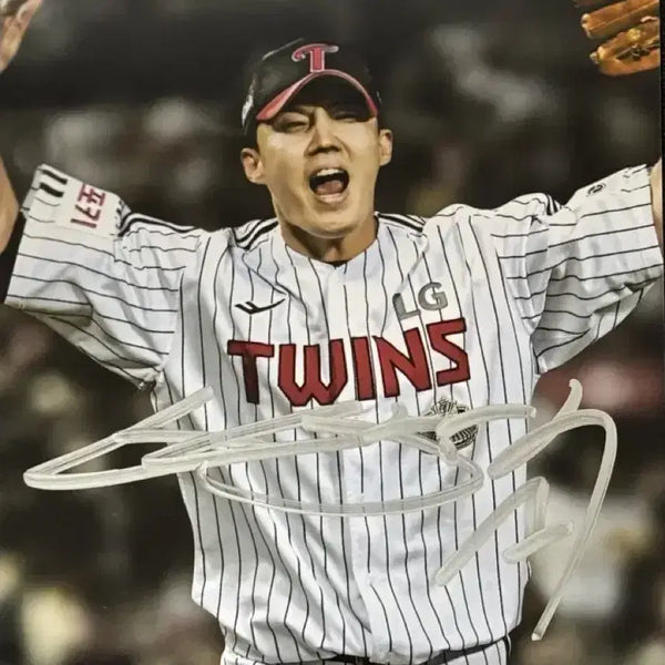 [BUNJANG] LG Twins Lim Chan-kyu Autographed Photo / 엘지 트윈스 임찬규 친필 싸인포토