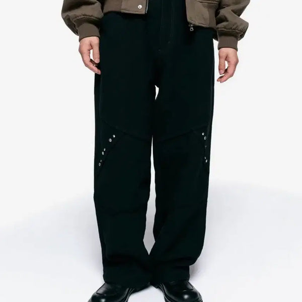 [BUNJANG] INSILENCE Virgin Wool Low Cut Metal Pants (M) / (M)인사일런스 버진 울 로우컷 메탈 팬츠