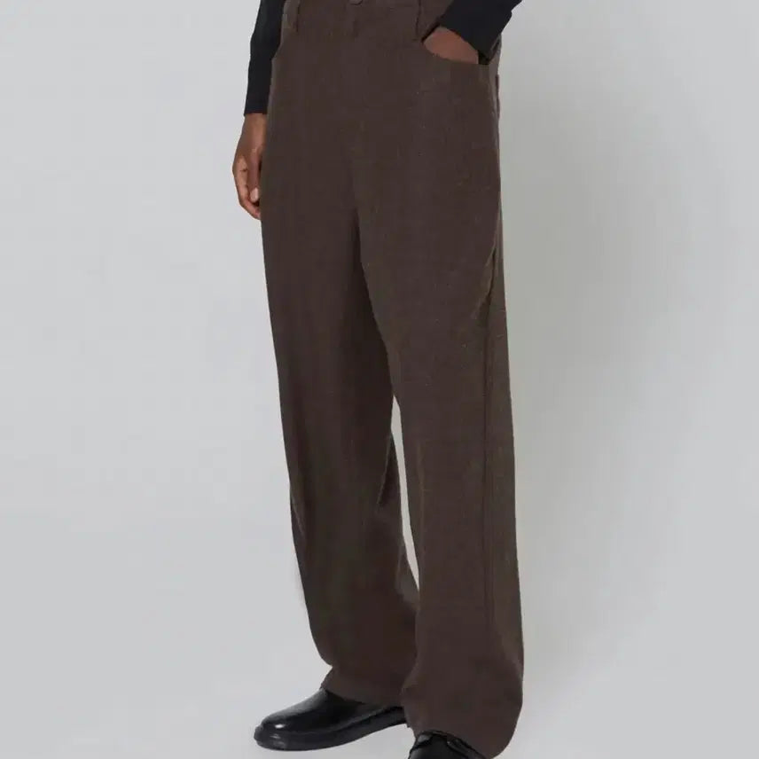[BUNJANG] Milo Archive Reflect Curved Wool Pants Brown (L) / (L)밀로 아카이브 리플렉트 커브드 울 팬츠 브라운