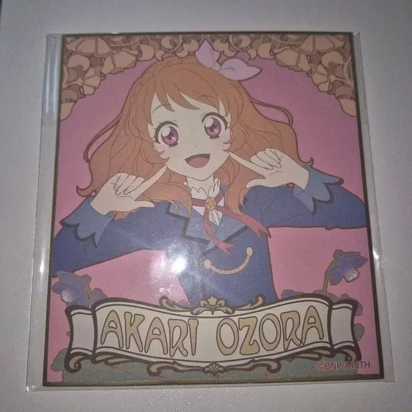 [BUNJANG] Aikatsu! Ichigo Hoshimiya DMM Kuji Shikishi Art Board / 아이카츠 아이엠스타 dmm 쿠지 색지 아카리 하늘 양도