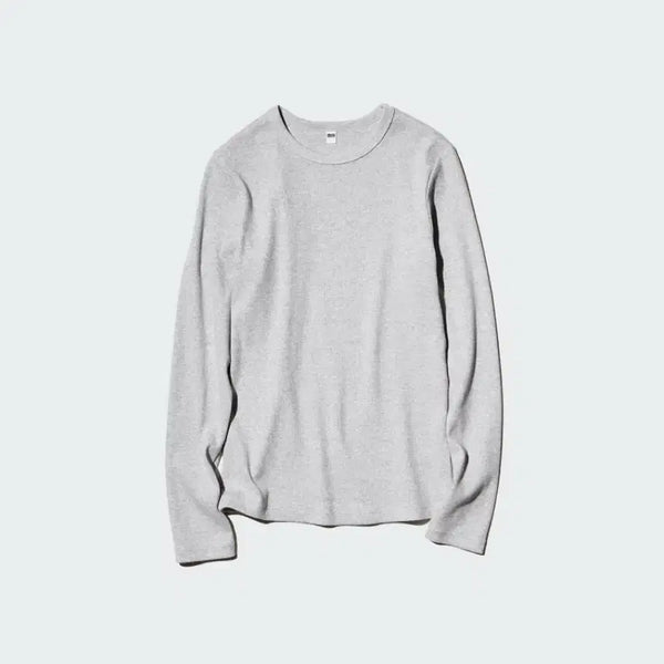 [BUNJANG] Uniqlo Soft Rib Crew Neck T-Shirt / 유니클로 소프트립 크루넥T