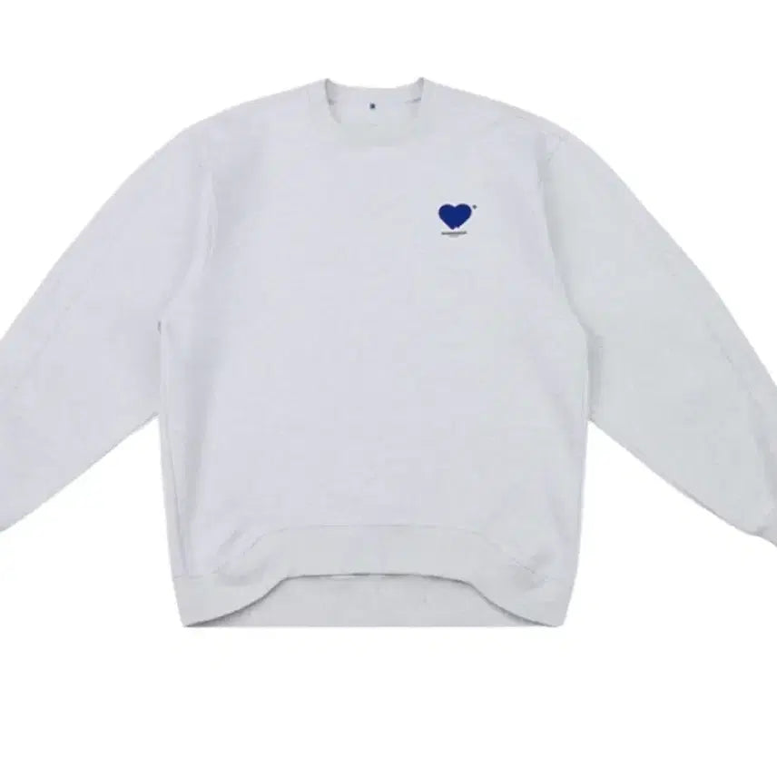 [BUNJANG] Ader Error Twin Heart Logo Sweatshirt Oatmeal / 아더에러 트윈하트 로고 스웨트셔츠 맨투맨 오트밀