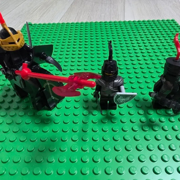 [BUNJANG] LEGO Castle Black Knights Custom Set / 레고 캐슬 흑기사 3종 일괄판매합다.