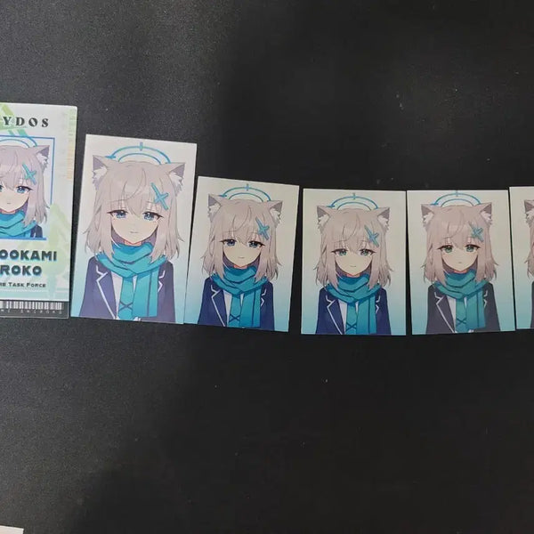 [BUNJANG] Blue Archive Siroco Student ID / ID Photo Set Bundle / 블루 아카이브 시로코 학생증/증명사진 세트 일괄