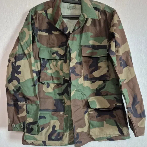 [BUNJANG] Military Woodland Camo Field Jacket (Early Model, Size S-S) / 밀리터리 우드랜드 카모 야상 자켓 초기형 S-S 사이즈