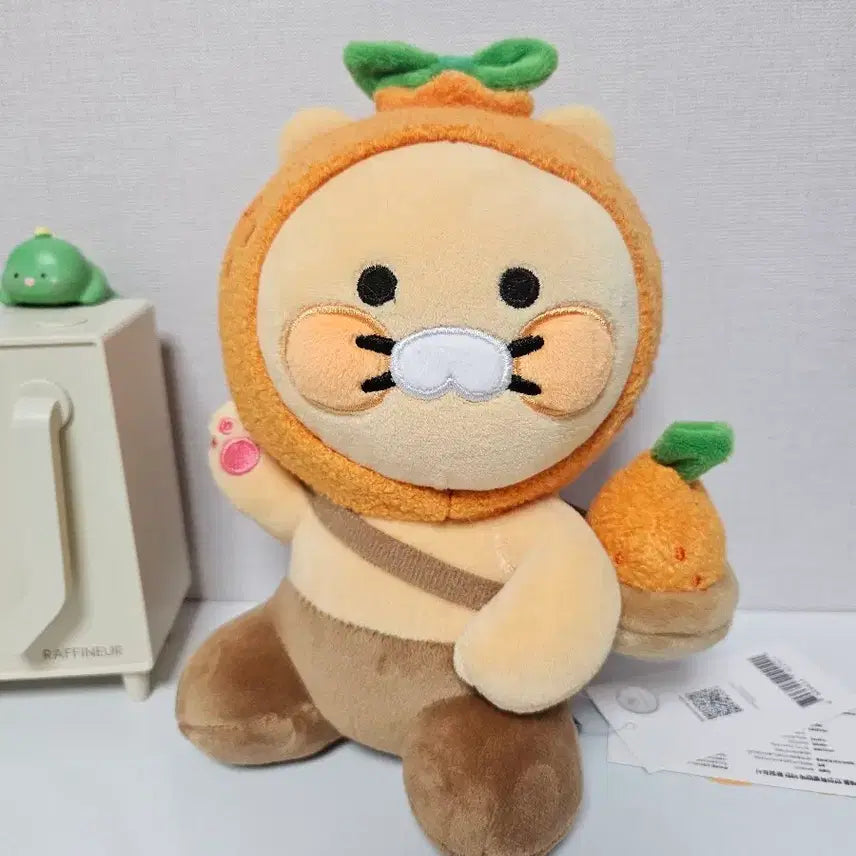 [BUNJANG] Kakao Friends Choonsik Jeju Edition Mandarin Mini Plush / 카카오프렌즈 춘식이 제주에디션 감귤 미니 인형
