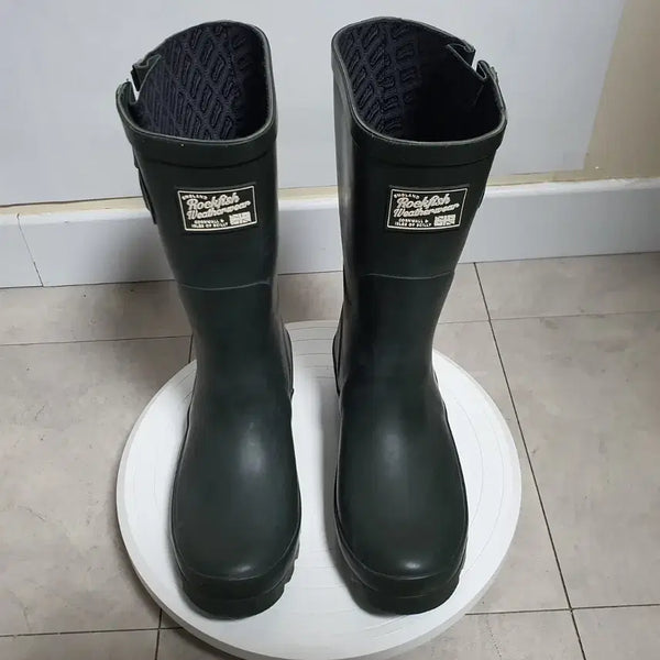 [BUNJANG] Rockfish Weatherwear Original Ankle Rain Boots Khaki (235mm) / 앵클 레인부츠_락피쉬 웨더웨어 오리지널 235mm (UK4, EU37)