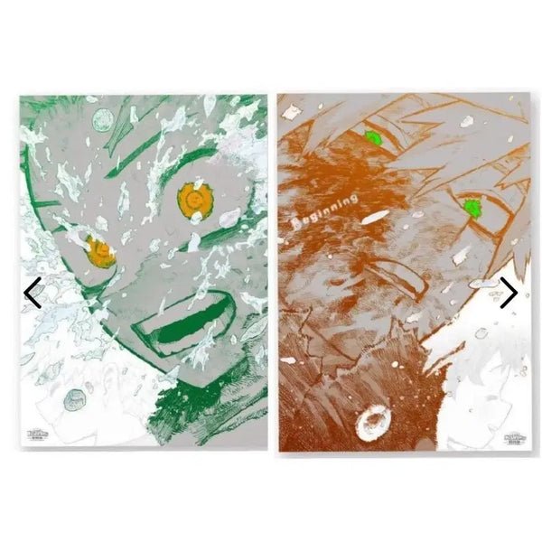[BUNJANG] My Hero Academia Original Art Exhibition Poster Izuku Midoriya Katsuki Bakugo A2 / 히로아카 원화전 포스터 나히아굿즈 미도리야 바쿠고 A2