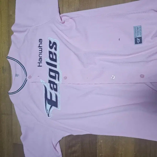 [BUNJANG] Hanwha Eagles Ryu Hyun-jin Player Edition Jersey (Size 105) / 한화이글스 류현진 마킹 99번핑크 유니폼 105
