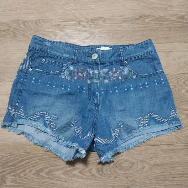 [BUNJANG] TIME Denim Short Pants Women's Size 27 / 타임 숏 팬츠 데님 여성27 인치