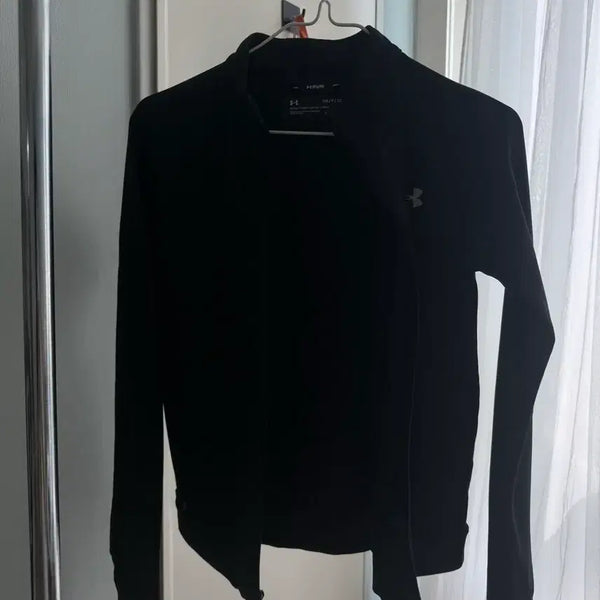 [BUNJANG] Under Armour Black Full Zip Up Jacket SM / 언더아머 블랙 집업 SM